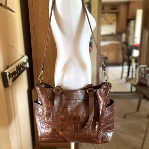 Fossil vintage leather satchel